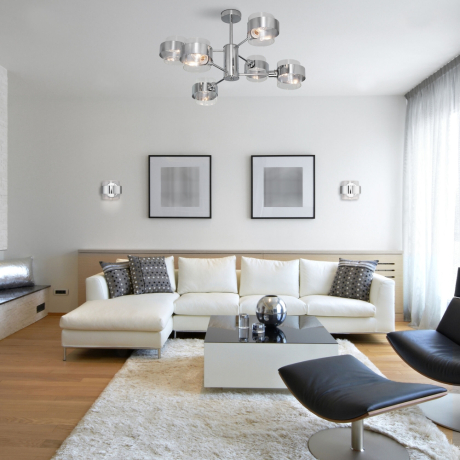 Люстра на штанге Eurosvet Arcada 70127/6 хром 