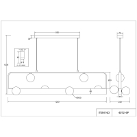 Подвесной светильник Favourite Fitirum 4072-6P