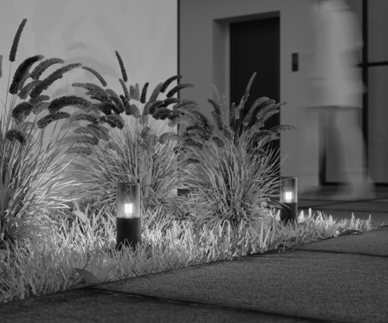 Нарушена упаковка!  <680405> Ландшафтный светильник Outdoor O432FL-01GF Amas