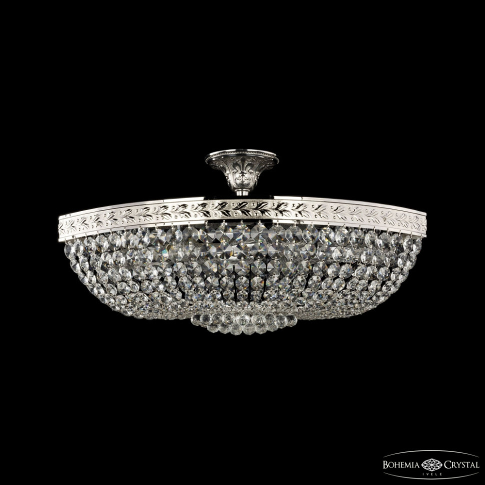 Люстра потолочная Bohemia Ivele Crystal 19283/60IV Ni потолочная люстра crystal lux sevilia pl6 gold