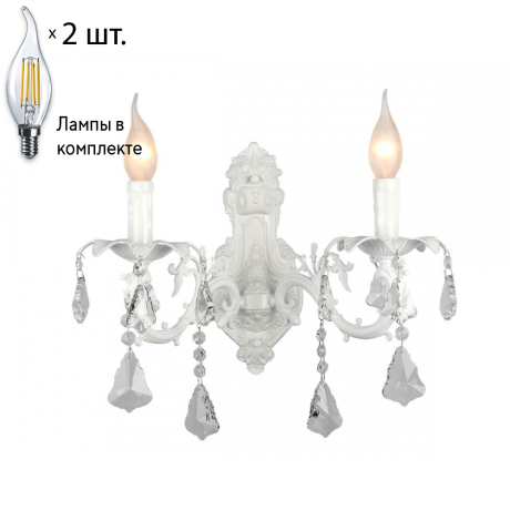 Бра с лампочками Omnilux OML-30801-02+Lamps 
