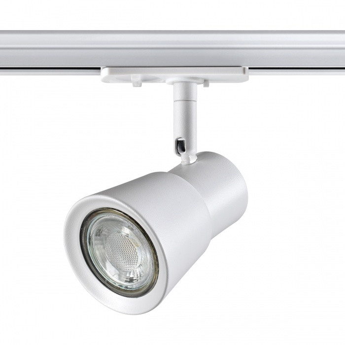 Однофазный светильник для шинопровода со светодиодной лампочкой GU10, комплект от Lustrof. №369604-647389