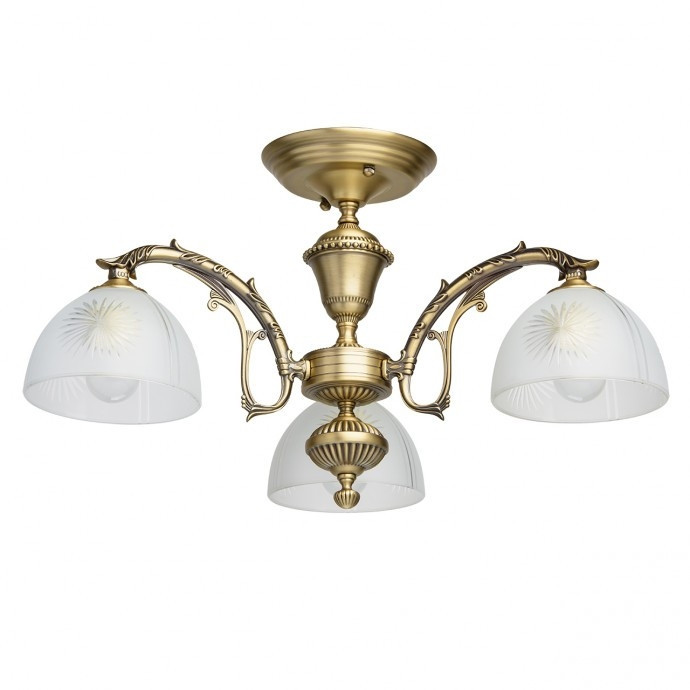 Потолочная люстра со светодиодными лампочками E27, комплект от Lustrof. №17264-673932, цвет бронза