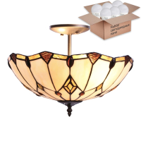 Потолочный светильник с лампочками Velante 832-807-02+Lamps E27 P45