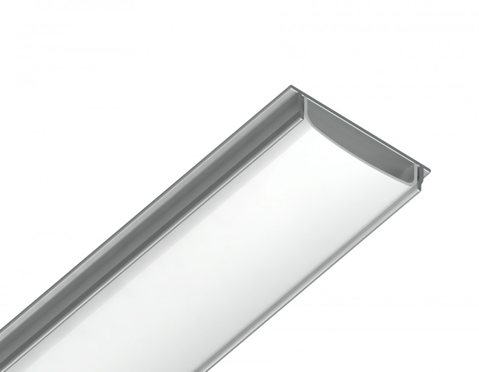 Алюминиевый профиль накладной гибкий 18*4 для светодиодной ленты до 15мм Ambrella light ILLUMINATION Alum GP1600AL, цвет серебро, матовый рассеиватель - фото 4