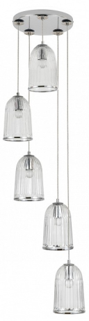 Подвесной светильник Indigo Lucido 11046/5P Chrome 