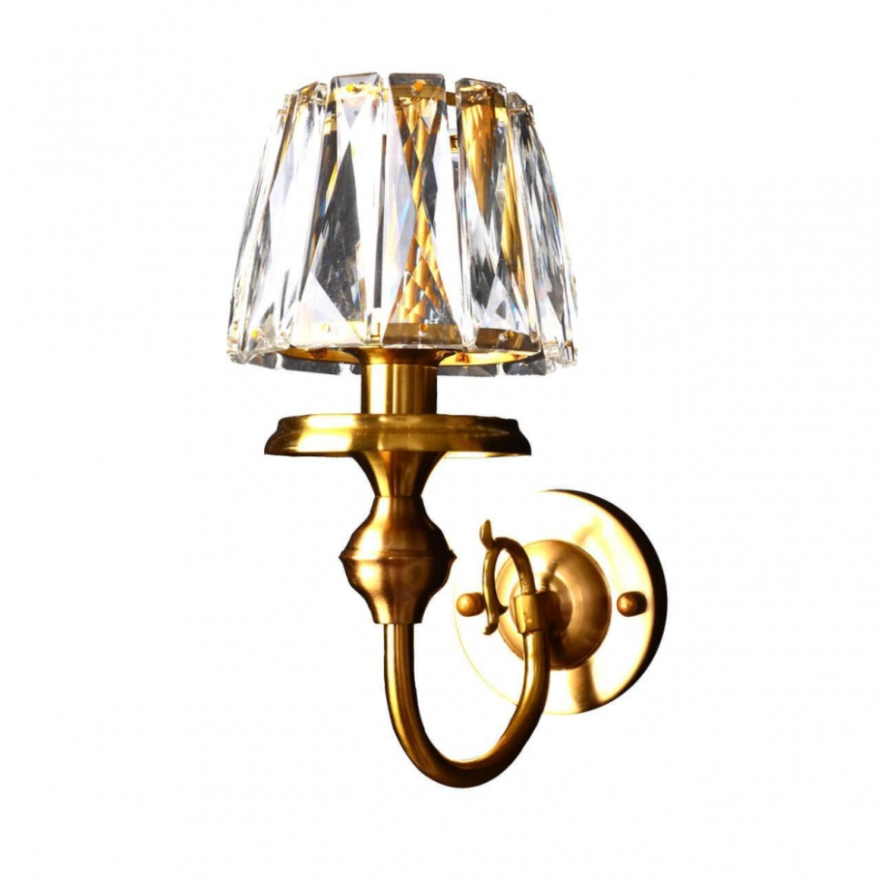 Бра со свeтодиодной лампочкой E14, комплект от Lustrof. №439419-667811, цвет латунь