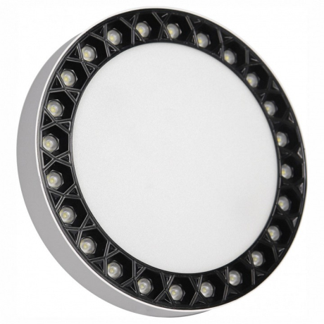 Накладной светильник iLedex Mercury 5552-36W-D217-3/4K-WH+BK 