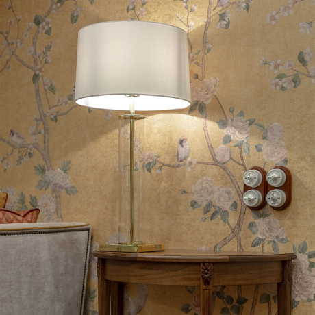 Выключатель одноклавишный Werkel Ретро (белый) W5612001