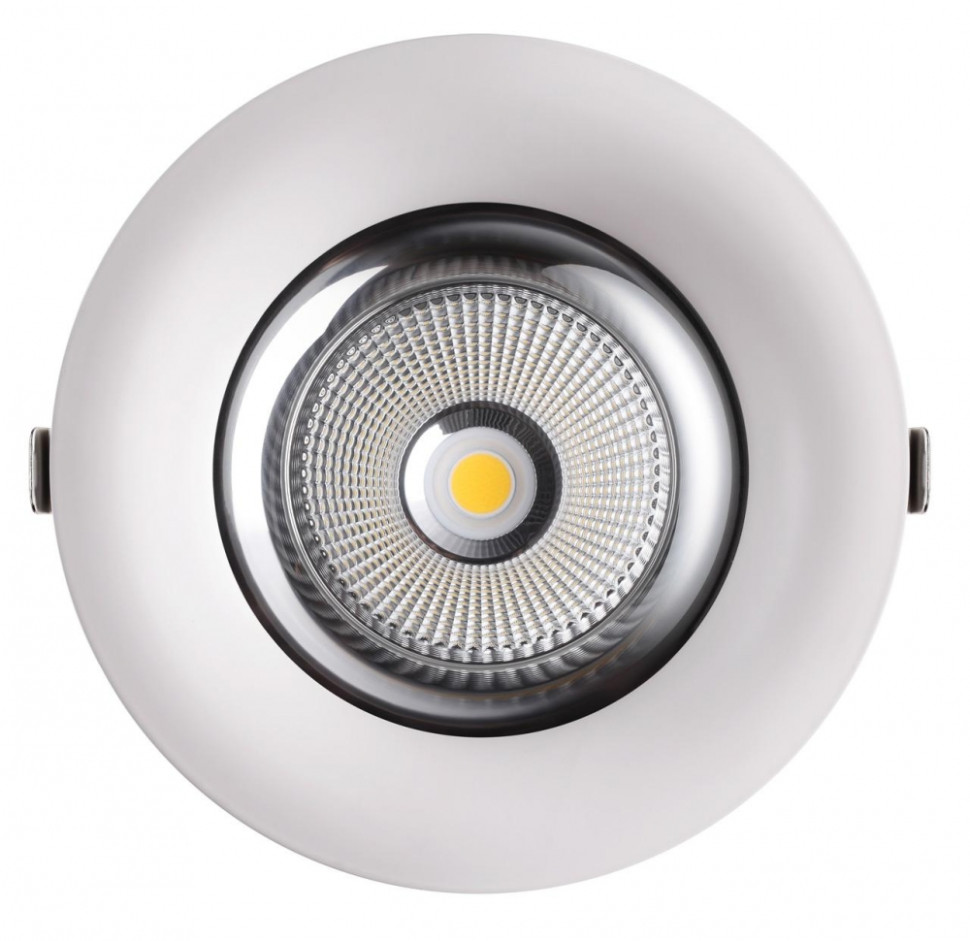 358027 Встраиваемый светодиодный светильник Novotech Glok, цвет белый - фото 2