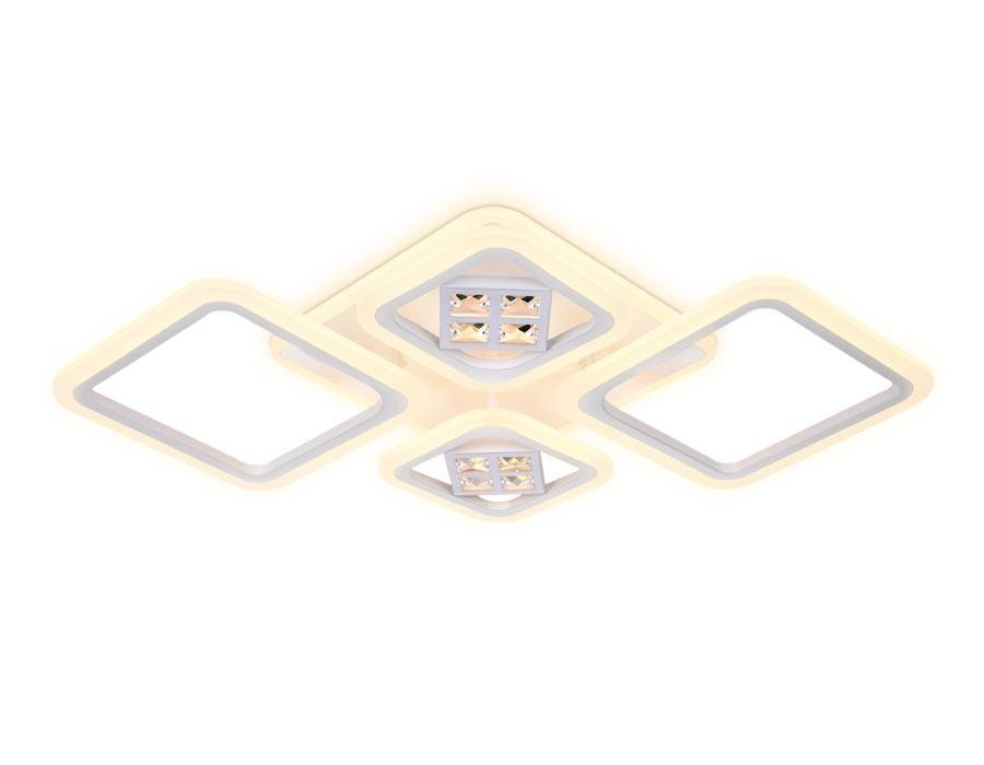 Потолочный светодиодный светильник с ПДУ (Радио 2.4G) Ambrella light Ice FA286, цвет белый - фото 3