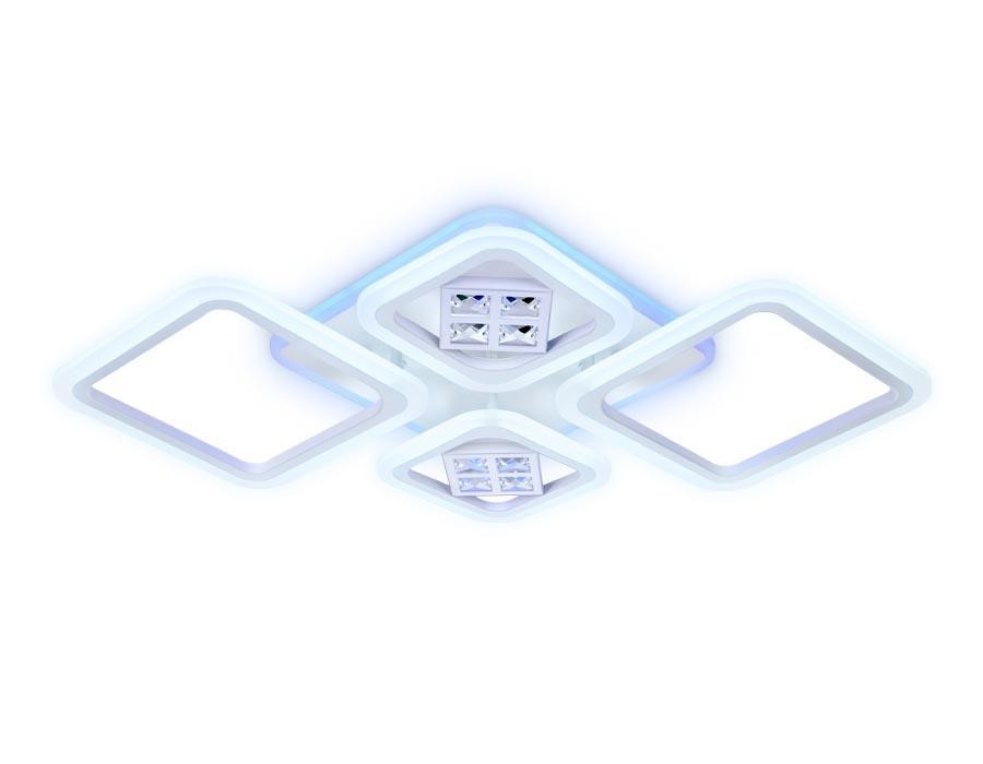 Потолочный светодиодный светильник с ПДУ (Радио 2.4G) Ambrella light Ice FA286, цвет белый - фото 4