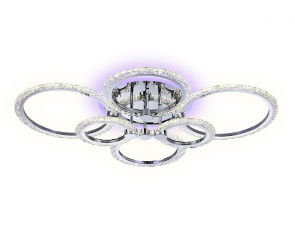 Потолочная светодиодная люстра с пультом д/у Ambrella light Acrylica FA413 