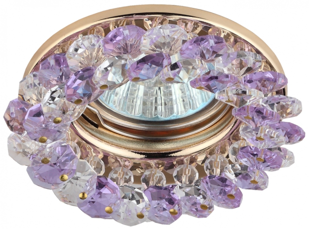 Точечный встраиваемый светильник Эра DK16 GD/WH/PU C0043796 