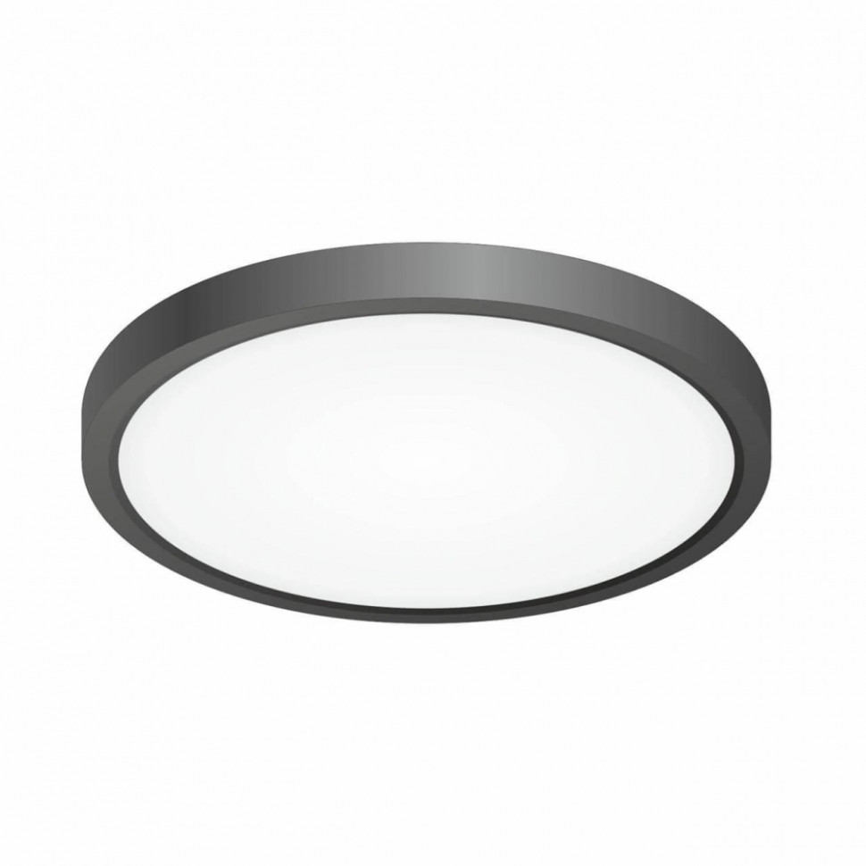 Светодиодный настенно-потолочный ультратонкий светильник Citilux Бейсик CL738181V Черный
