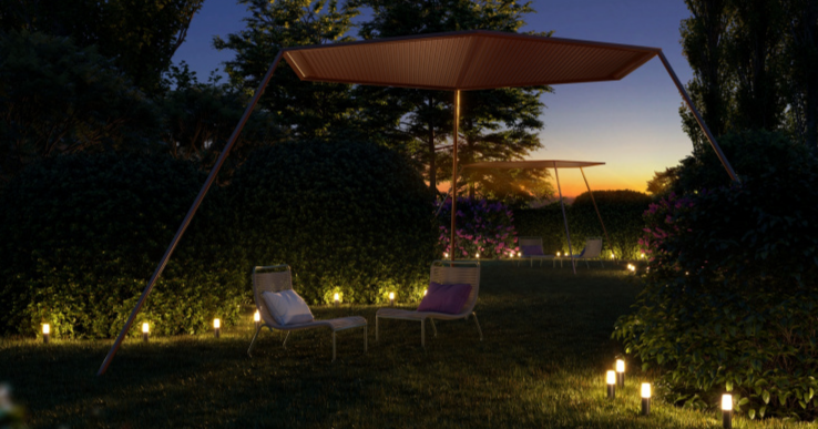 Наземный низкий светильник Maytoni Outdoor Talpa O416FL-L3B3K