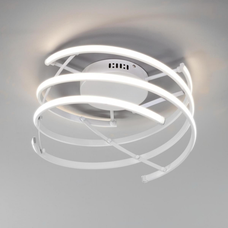Потолочный светодиодный светильник с ПДУ Eurosvet Breeze 90229/3 белый (a050453) 90229/3 белый - фото 1