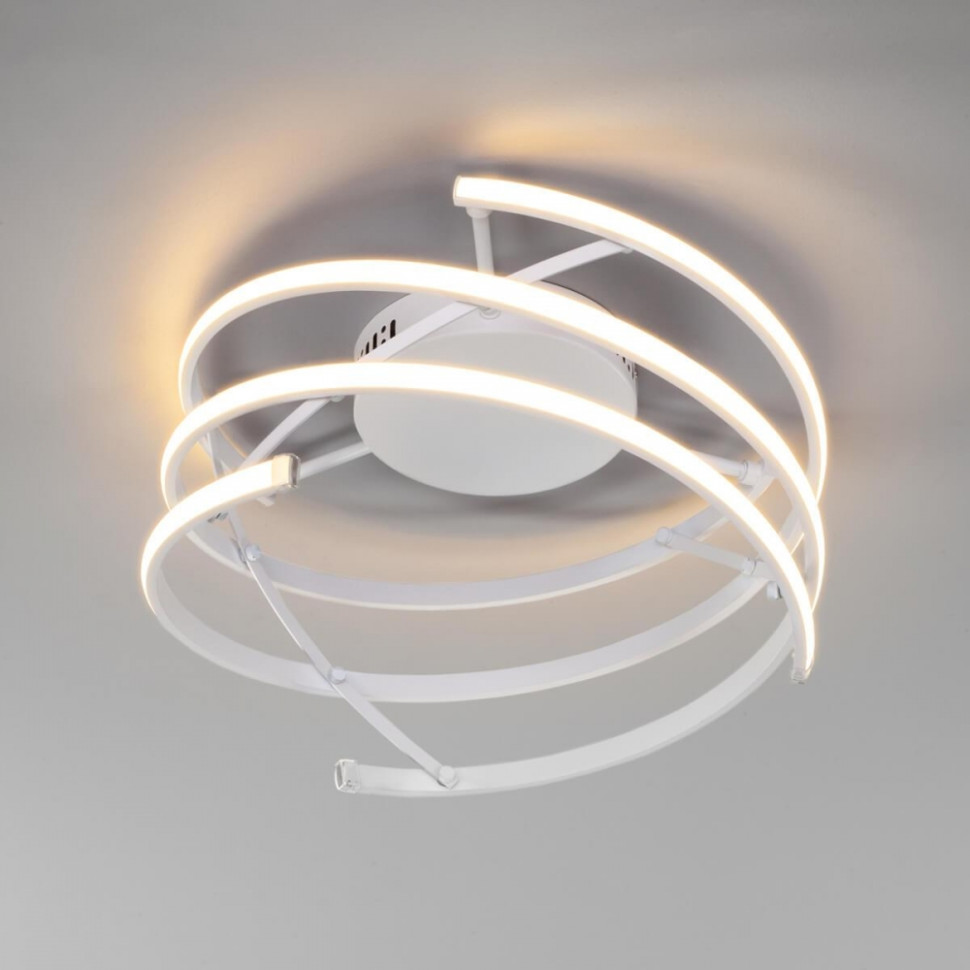 Потолочный светодиодный светильник с ПДУ Eurosvet Breeze 90229/3 белый (a050453) 90229/3 белый - фото 2