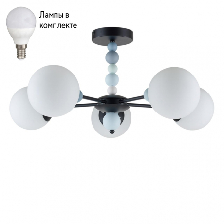 Люстра с Led лампочками в комплекте LUMION 6526/5C+Lamps 
