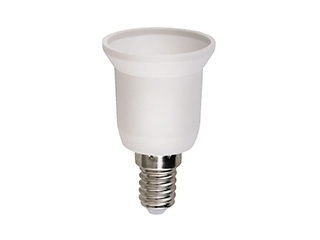 Volsten 190332 (Переходник с цоколя Е14 на Е27, пластиковый, 220V/4A)