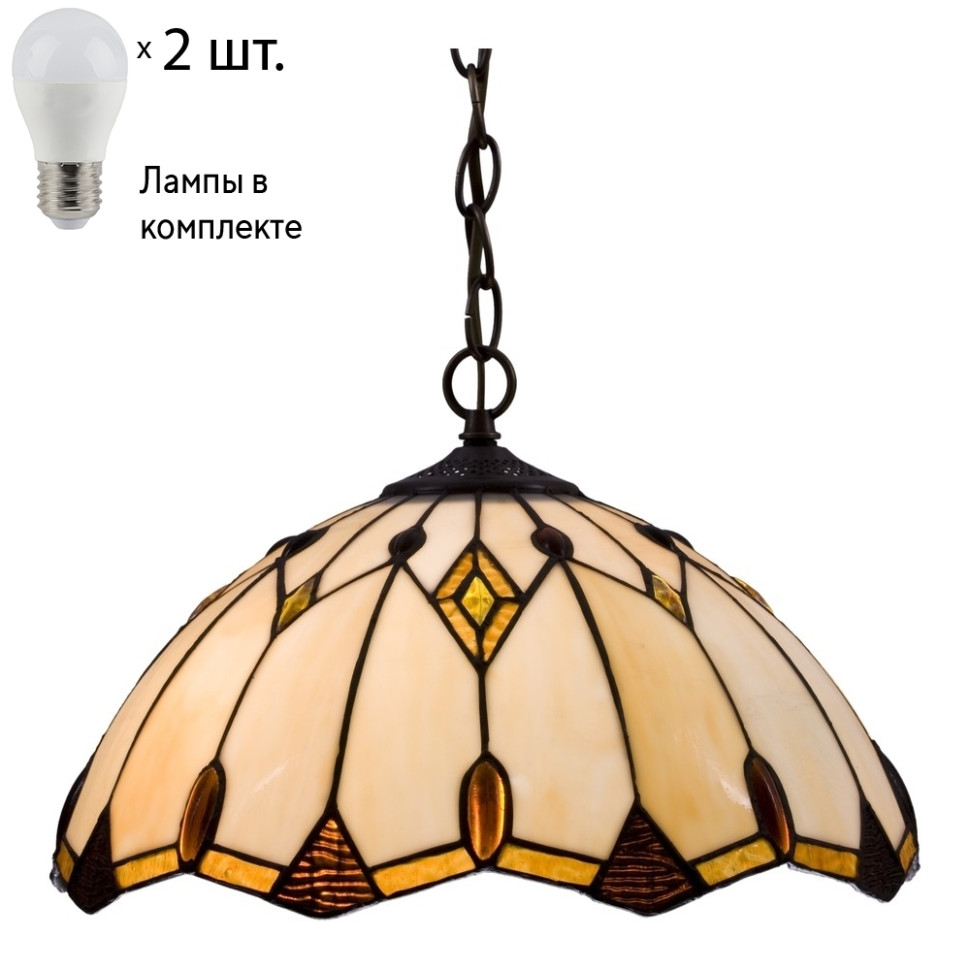 Подвесной светильник с лампочками Velante 832-806-02+Lamps E27 P45
