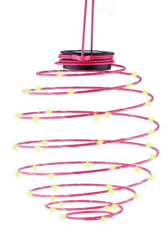 Садовый подвесной светильник Спираль на солнечной батарее Эра -29 (228541)