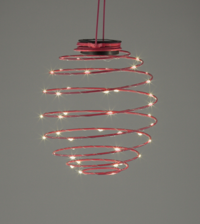 Садовый подвесной светильник Спираль на солнечной батарее Эра -29 (228541)