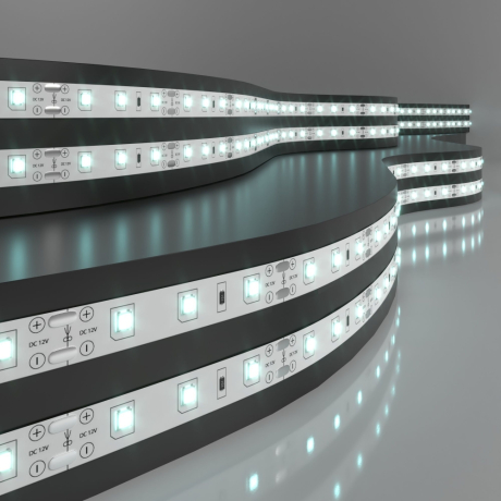 5м. Комплект светодиодной ленты дневного цвета 6500К 2835, 4,8W, 12V, 60LED/m, IP20 Elektrostandard SLS 01 CW IP 20 (a049837) 
