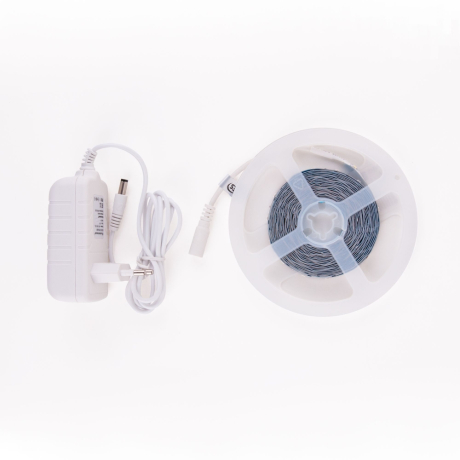 5м. Комплект светодиодной ленты дневного цвета 6500К 2835, 4,8W, 12V, 60LED/m, IP20 Elektrostandard SLS 01 CW IP 20 (a049837) 