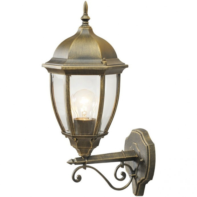 Настенный уличный светильник со светодиодной лампочкой E27, комплект от Lustrof. №19526-674111