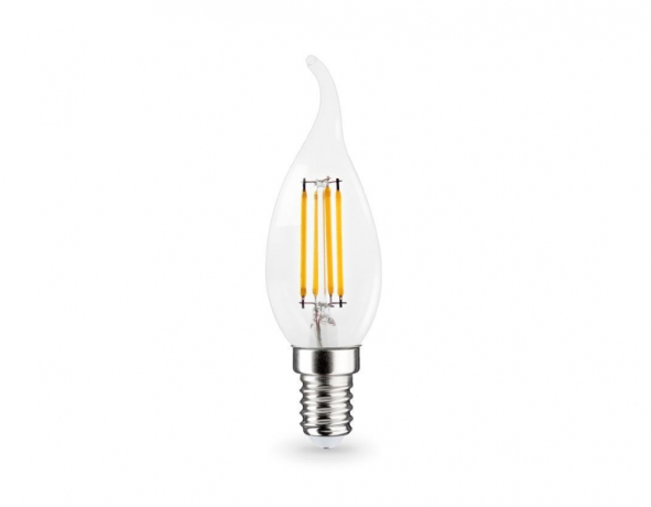 Лампа светодиодная Свеча на ветру CF35 11W 4000K Ambrella light Bulding 351124 