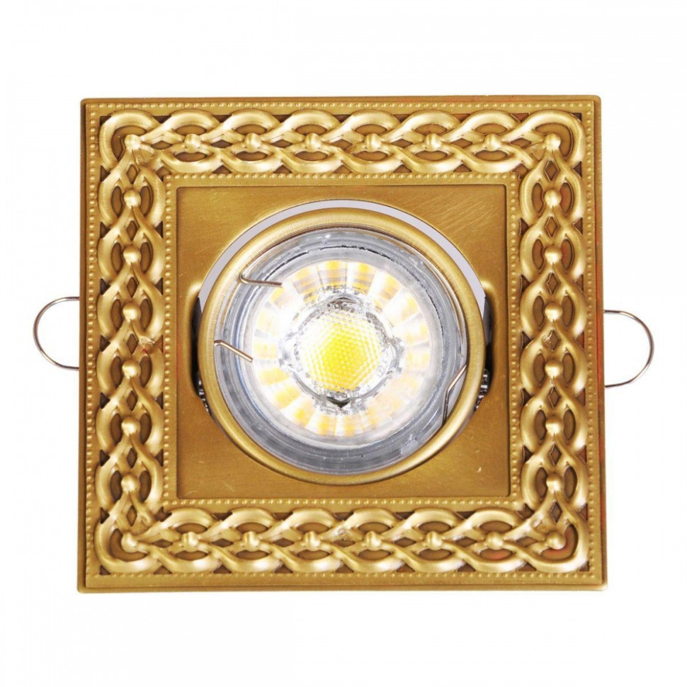 Встраиваемый поворотный светильник Abrasax G5.3 4001, цвет бронза - фото 1