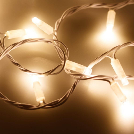 10м. Уличная гирлянда нить Ardecoled 230V ARD-String--10000-White-100Led-Flash Warm (424179)