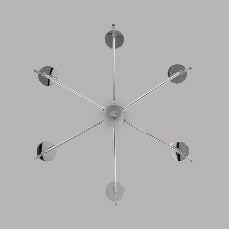 Люстра на штанге Eurosvet Anders 60142/6 хром 