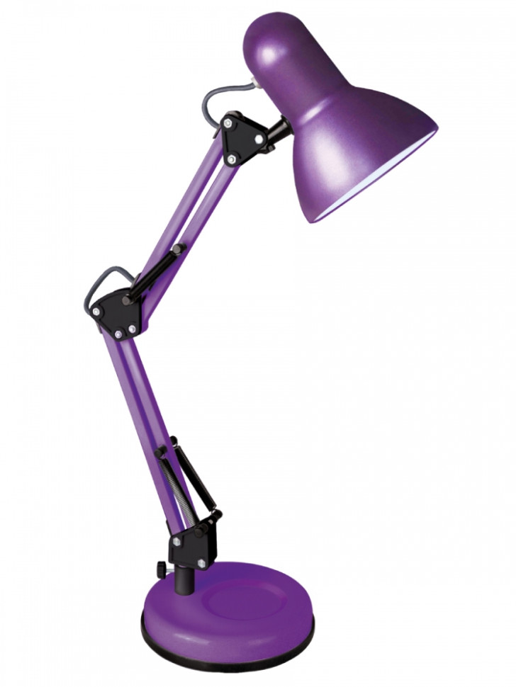 KD-313 C12 фиолетовый Настольная лампа Camelion 13644 мышь неваляшка из натурального меха на шаре 11 х 5 см фиолетовый оранжевый