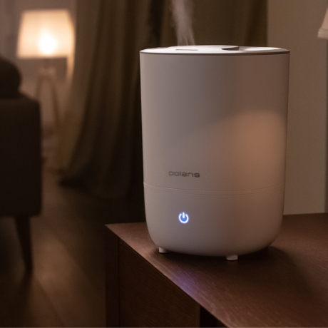 Увлажнитель воздуха POLARIS 710338, объем бака 5л, 30Вт, арома-контейнер, белый, 44669 (456742)