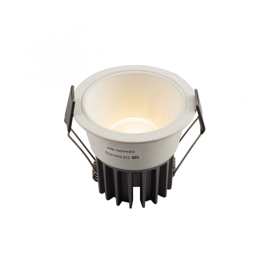 Точечный встраиваемый светильник Denkirs DK4400-WH подвесная система для треков denkirs tr1105 wh