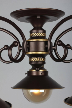 Люстра потолочная с лампочками Omnilux OML-50407-05+Lamps 