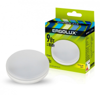 Нарушена упаковка.  <189307> Светодиодная лампа GX53 9W 3000K Ergolux  13514 LED-GX53-9W-GX53-3K