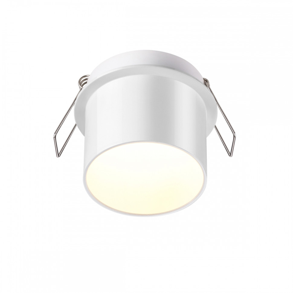 Точечный светильник со светодиодной лампочкой GU10, комплект от Lustrof. №384119-647391, цвет белый - фото 3