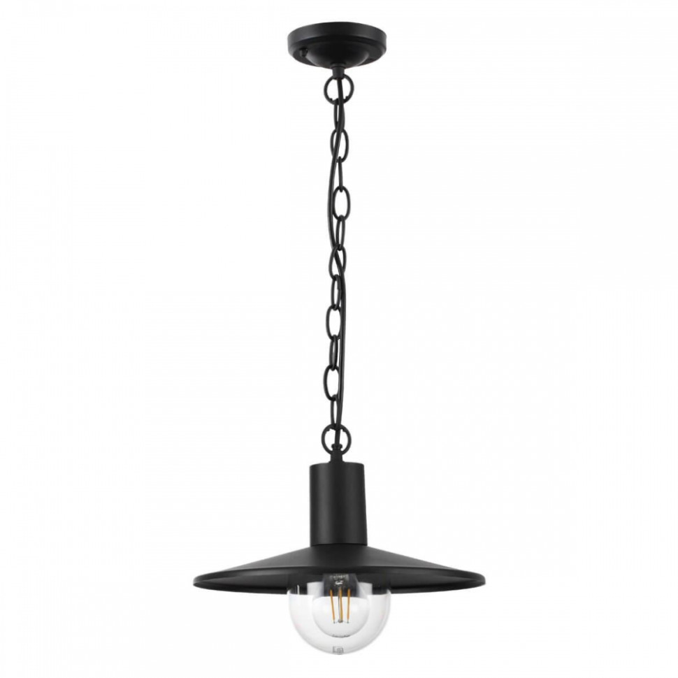 Подвесной уличный светильник со светодиодной лампочкой E27, комплект от Lustrof. №258680-627539, цвет черный - фото 3