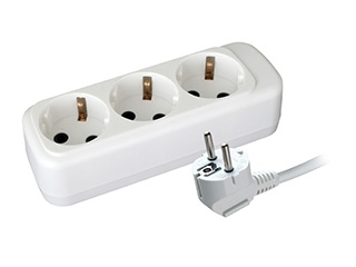 Электроудлинитель бытовой c заземлением Volsten УХз10-103 (3м ПВС) удлинитель 10024 (12426)