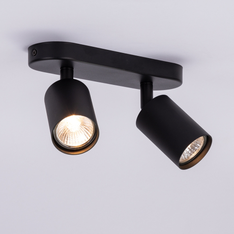 Поворотный светильник - спот, в комплекте с LED лампами GU10. Интерьер -Кухни. Комплект от Lustrof №444874-702036 