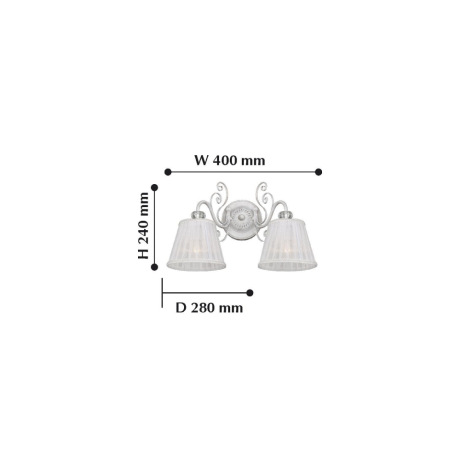 Бра с лампочками F-Promo Amanda 2150-2W+Lamps E14 Свеча 