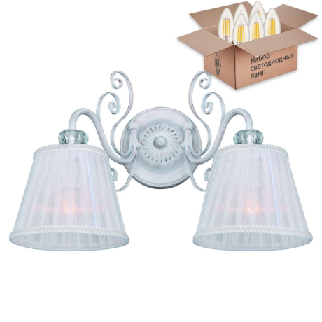 Бра с лампочками F-Promo Amanda 2150-2W+Lamps E14 Свеча 