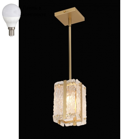 Светильник подвесной с лампочкой iLamp P4688-1 SGD+Lamps 