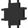 Соединитель X-образный для треков накладных ST-Luce Skyflat ST067.409.13 