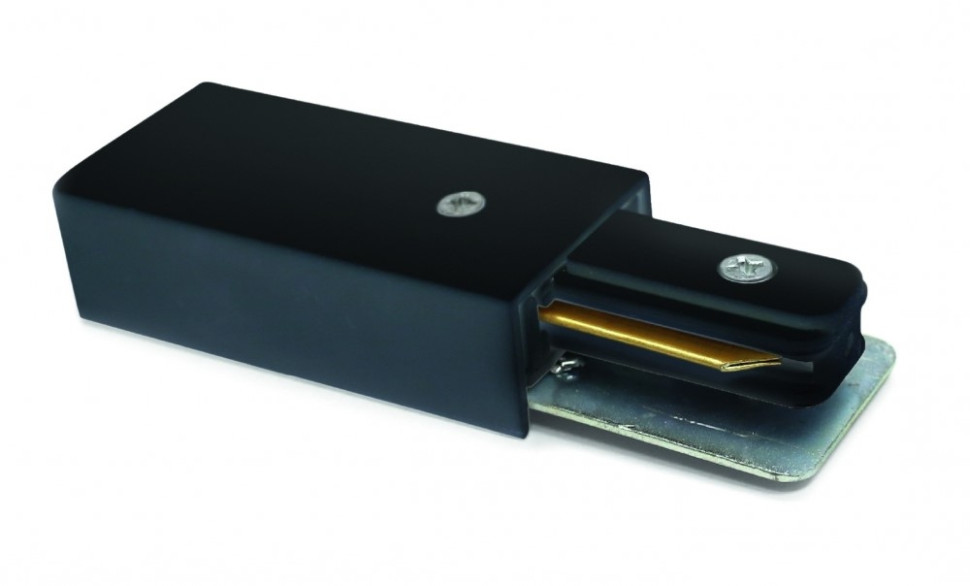 Коннектор для однофазного шинопровода Track Accessories Arte Lamp  A160006, цвет черный