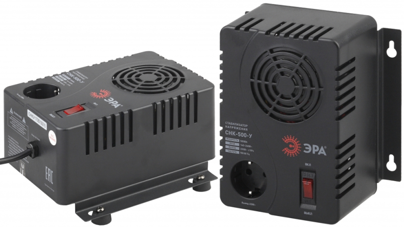 Стабилизатор напряжения ЭРА СНК-500-У 169588