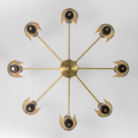 Потолочная люстра Eurosvet Grino 70139/8 латунь (a057941) 